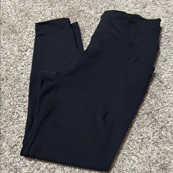 Columbia Black Leggings Sleek Stretchy Fit - Picture 1 of 5